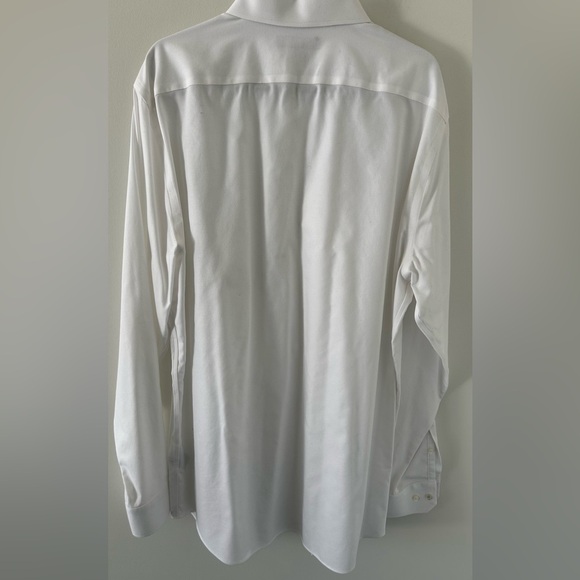 Banana Republic White Non-Iron Cotton Dress Shirt | Slim Fit | Size L - Picture 4 of 5